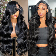 Charger l'image dans la galerie, 13x6 Body Wave Lace Frontal Wigs 100% Virgin Human Hair