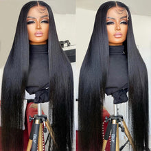 Charger l'image dans la galerie, 13x4 Transparent Lace Frontal Straight Hair Wigs 200% density