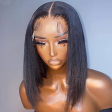 Charger l'image dans la galerie, 13X4 Bob Wig Affordable Wig Blunt Cut | Super Lace Bbo Wig 200% density