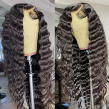 Charger l'image dans la galerie, Deep Wave Affordable 13x4 Lace Frontal Wigs