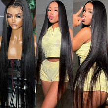 Charger l&#39;image dans la galerie, 13x6 Straight Lace Frontal Wigs 100% Virgin Human Hair
