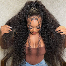 Charger l&#39;image dans la galerie, 13x6 HD Lace Curly Frontal Wigs 100% Virgin Human Hair
