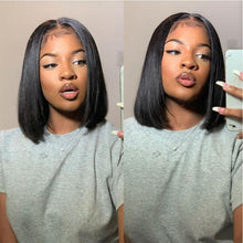 Charger l&#39;image dans la galerie, SALE：Short Bob Wig 13x4 Lace Front Human Hair Wigs
