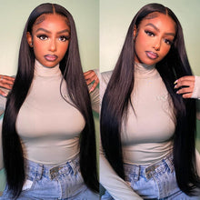 Load image into Gallery viewer, HD Lace Straight Wigs 13x4 Lace Front Wigs Human Hair Wigs
