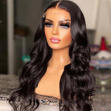 Charger l&#39;image dans la galerie, HAIRUNI 5x5 Closure Undetectable HD Lace Body Wave Wigs
