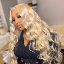 Load image into Gallery viewer, 613 Blonde 13x4 lace frontal wigs blonde long body wave lace front Wig
