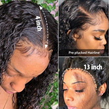 Load image into Gallery viewer, Tangle-free Romatic Wave Curly 13x4 Lace Frontal Wig
