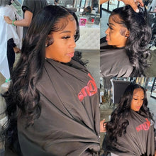 Charger l&#39;image dans la galerie, 180% Density Classy Natural Black Body Wave 13x4 Frontal Lace Wig
