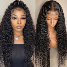 Load image into Gallery viewer, Tangle-free Romatic Wave Curly 13x4 Lace Frontal Wig
