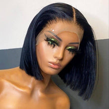 Load image into Gallery viewer, 180% Density 13x4 Bob Wigs Lace Frontal Hair
