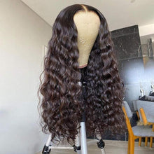 Load image into Gallery viewer, 13x4 HD Lace Curly Wigs 180% density 100% human Hair
