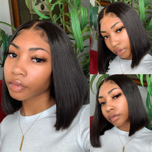 Charger l&#39;image dans la galerie, Straight Bob Wig 13x4 Lace Wig Super Lace Wig
